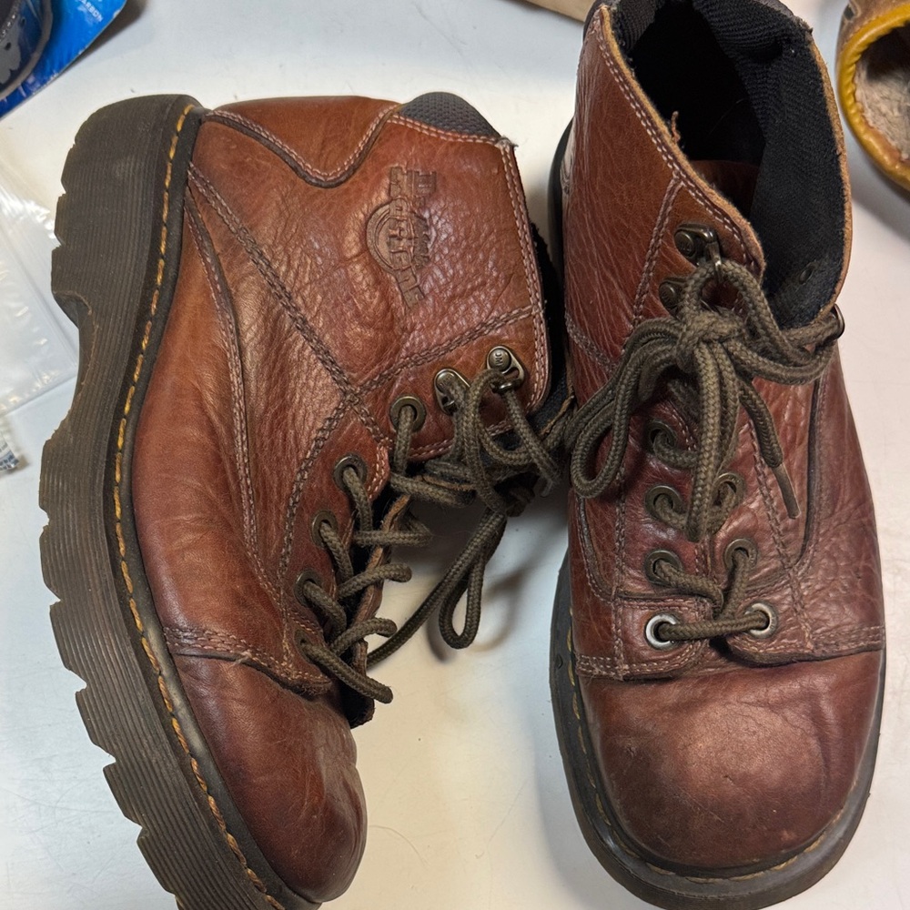 Dr. Martens Brown Leather Boots